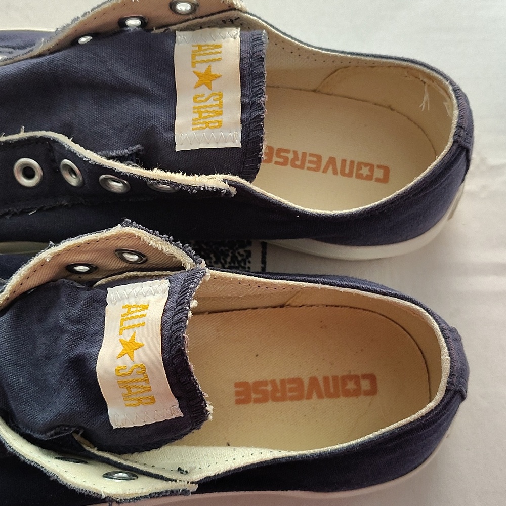 Unisex Converse All Star Slip On Sneakers Shoes No Laces size M-8 W-10 - Picture 3 of 7